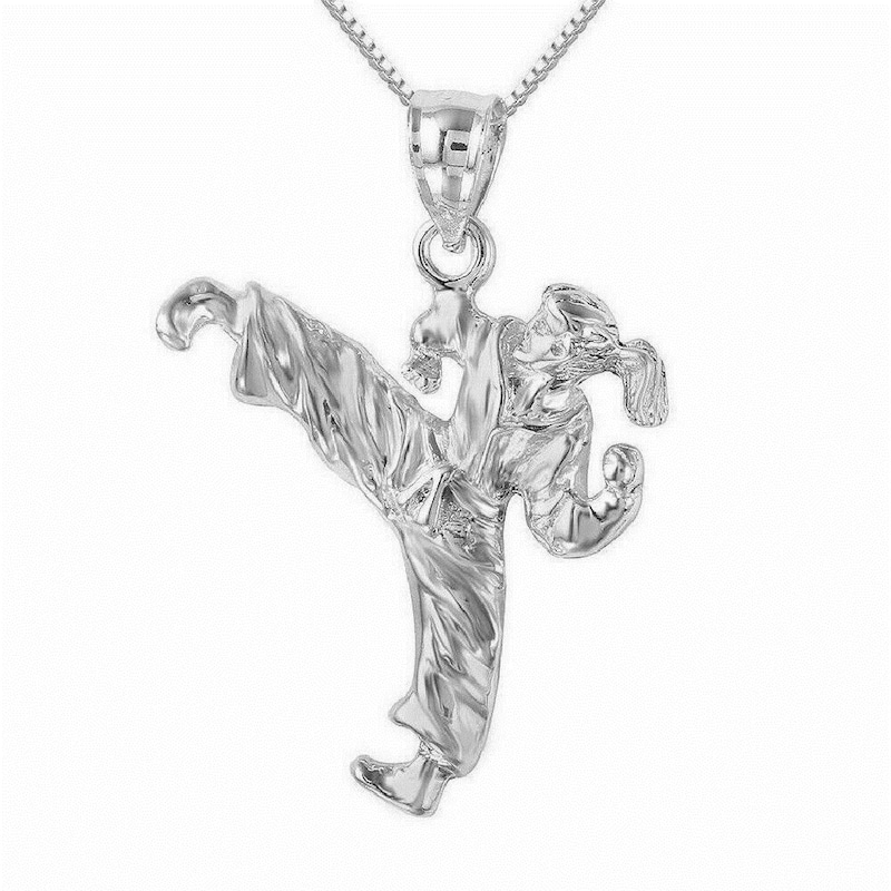 Pendentif Argent Patinee Karate 524573 main image 0