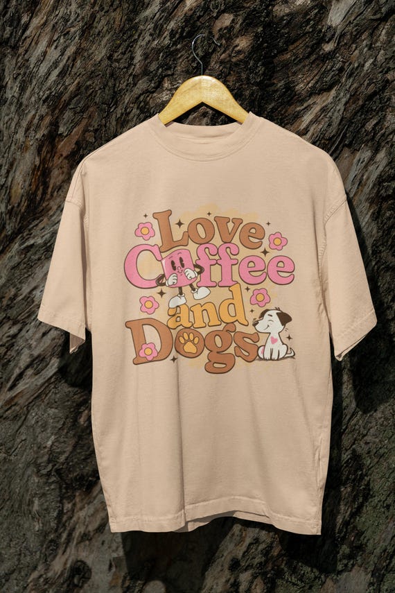 I love dogs and coffee shirt discount