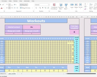 workoutplanner + maaltijdplan