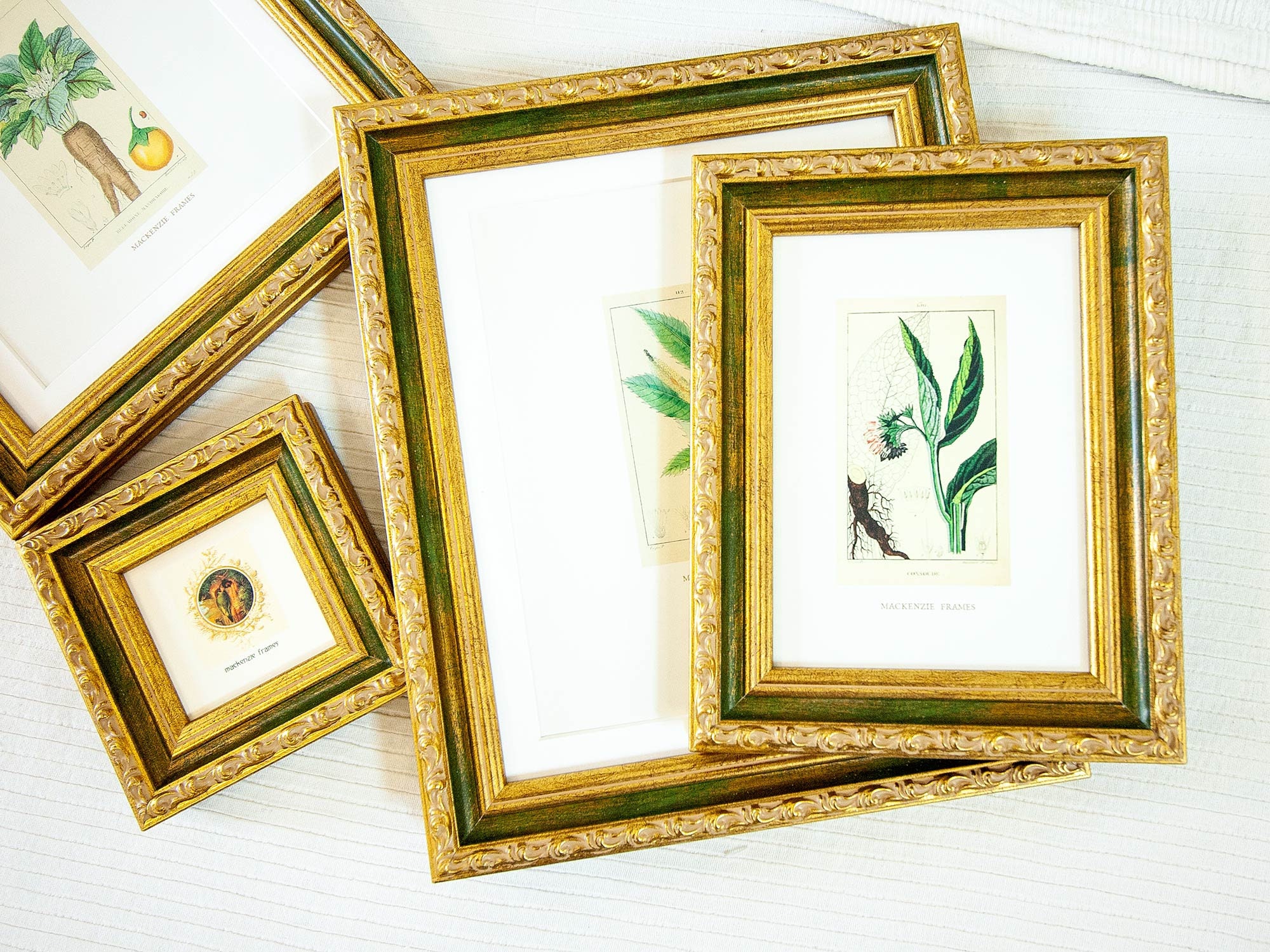 5x7 Pouces Orné Olive-Vert-Et-Or Format Instagram Anniversaire Cadeau Office Bureau Deluxe Cadre