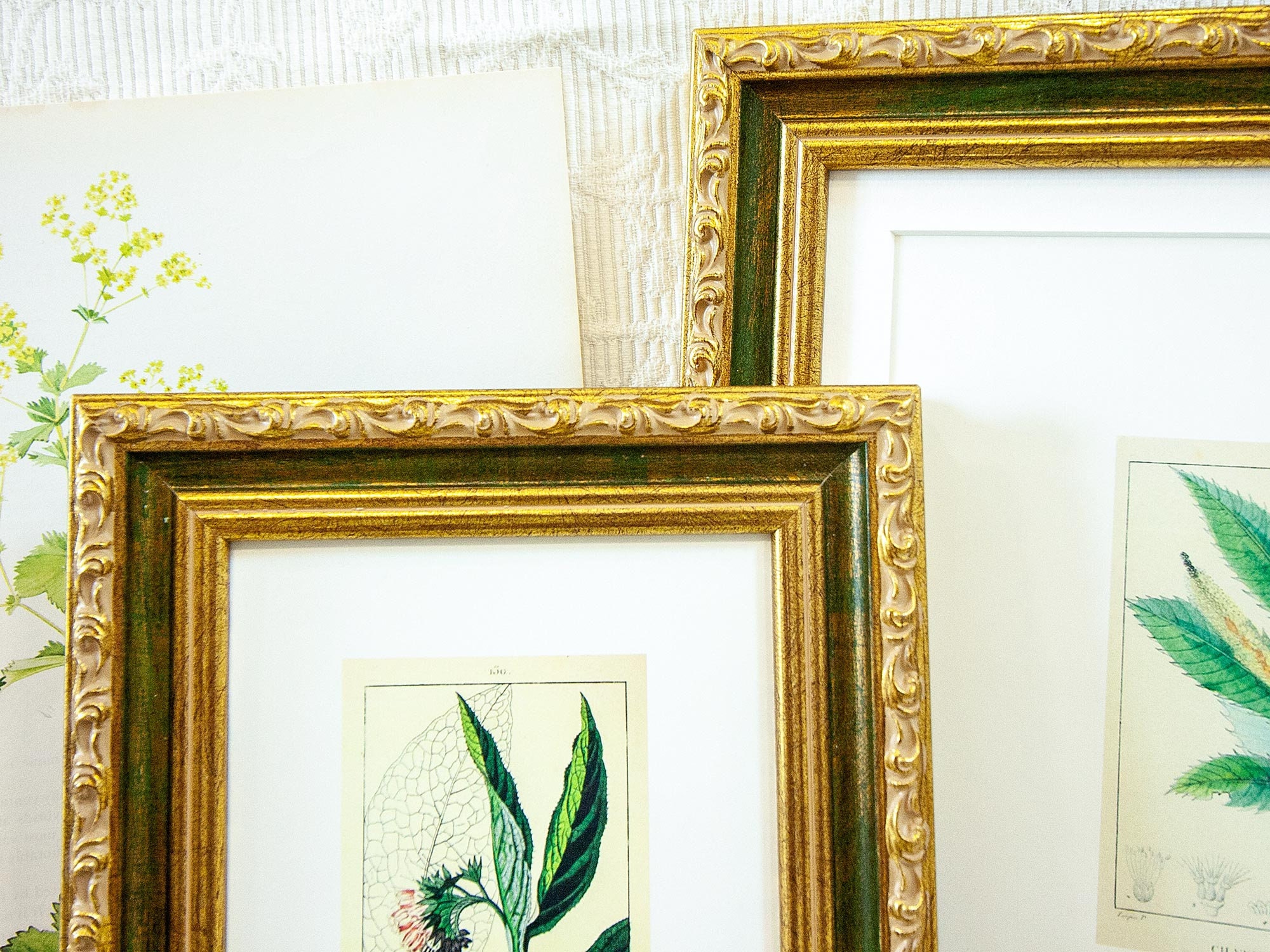 8x8 ou 8x10 Pouces Orné Olive-Vert-Et-Or Format Instagram Anniversaire Cadeau Bureau Deluxe Cadre