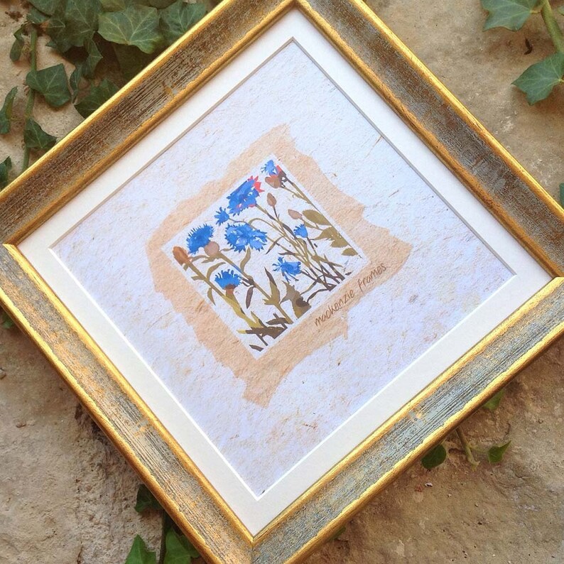 8x8 inch Photo Al sold out. Frame in Deluxe Smooth Simple Distressed Gold Amb NEW before selling