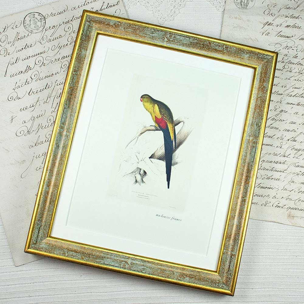 8x10 Pouces Or &ocre Cadre Photo en Deluxe Simple Smooth Style/Noces d'or Demoiselles d'honneur Cade