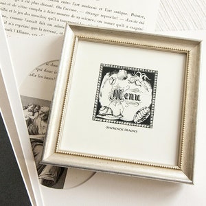 4x4, 4x5, 5x5 or 4x6 inch Narrow Silver with inner-bead Photo Frame for Wedding/ Family Photos/Office Desktop/Anniversary/Birthday Gifts
