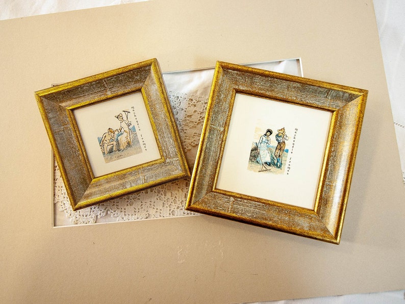 3x3 4x4 4x5 or 5x5 inch Photo Frame in Deluxe Simple Smooth Etsy