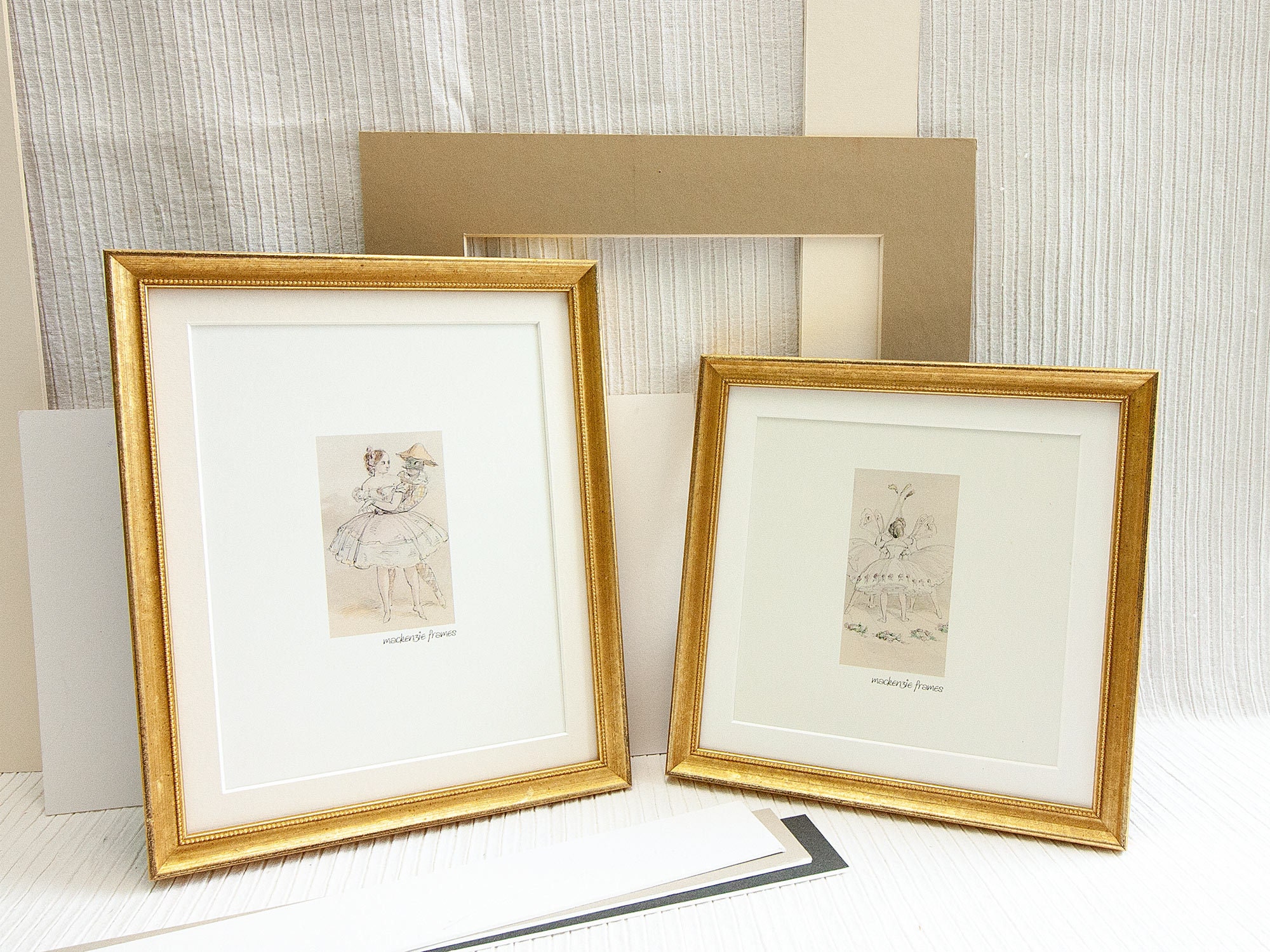 8x8 ou 8x10 Pouces Or Étroit avec Cadre Photo à Perles Intérieures Pour Mariage/Photos de Famille Bu