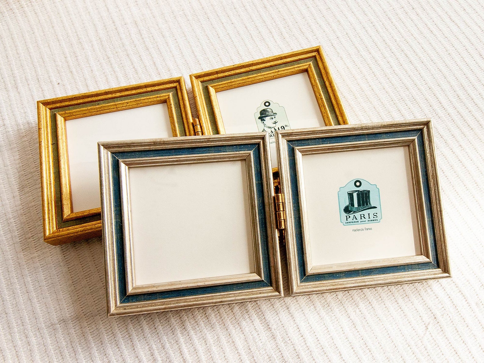 Buy 4x4 Inch Hinged Double Photo Frame Online in India Etsy