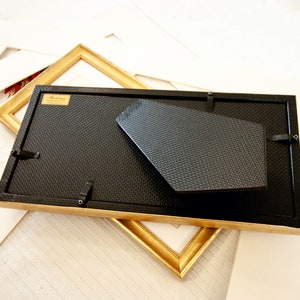Narrow Gold Deluxe Frame With Fine Inner-bead Detail for 3 or 4 ...