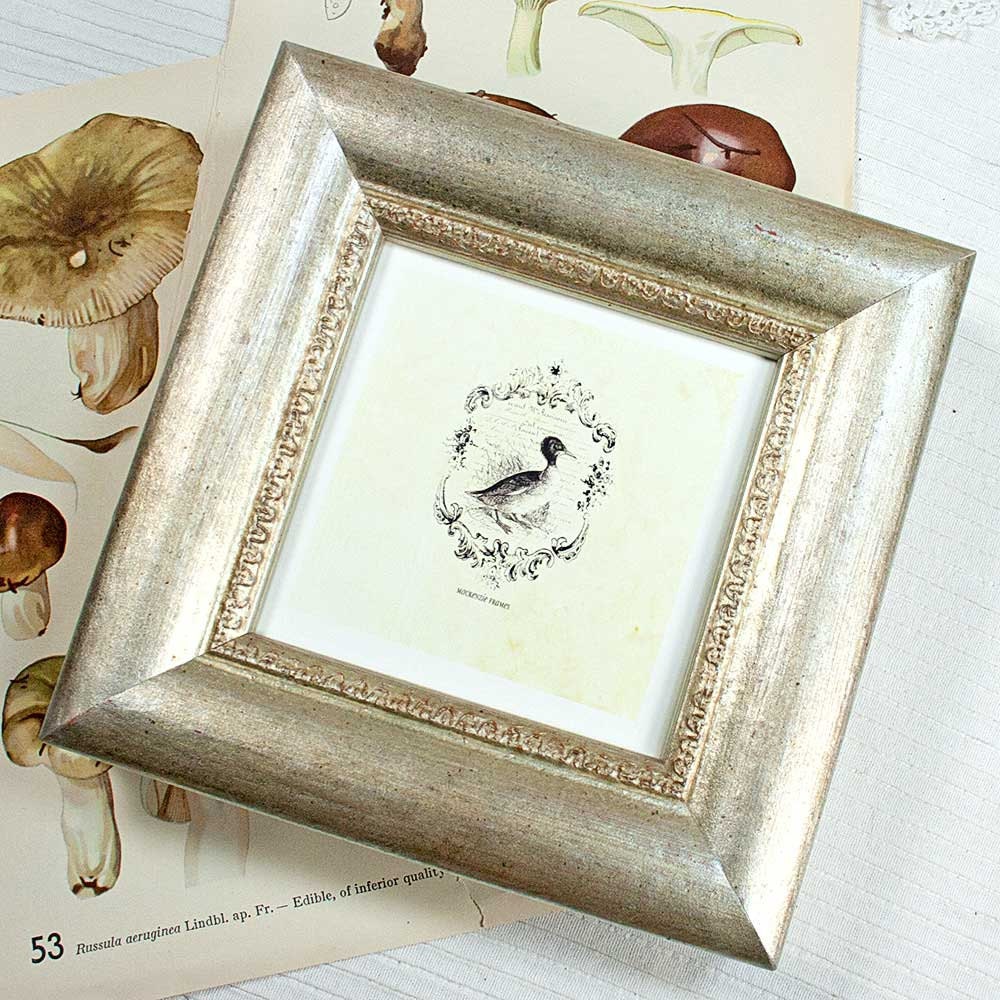 5x5 Inch Old Silver Chunky Style Photo Frame/square Frame/5x5 Etsy