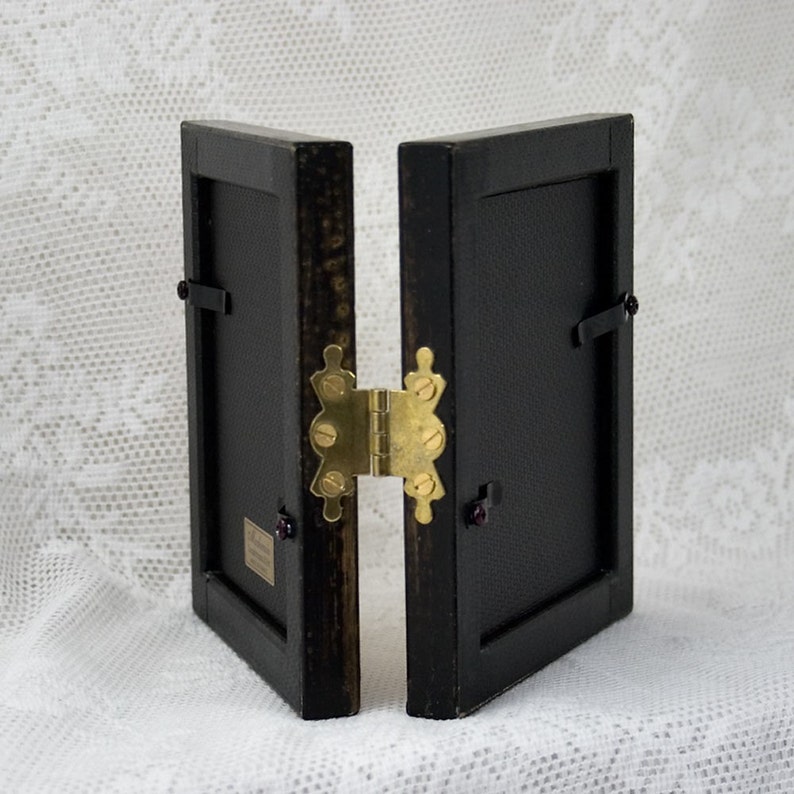 5x7 Inch Hinged Narrow Photo Frames in Antiqued Black and Etsy
