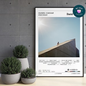 DanielCaesar - Freudian Album Poster / DanielCaesar Poster / Album Cover Poster / Album Print / Musik Print / Wanddeko / Musik Geschenk