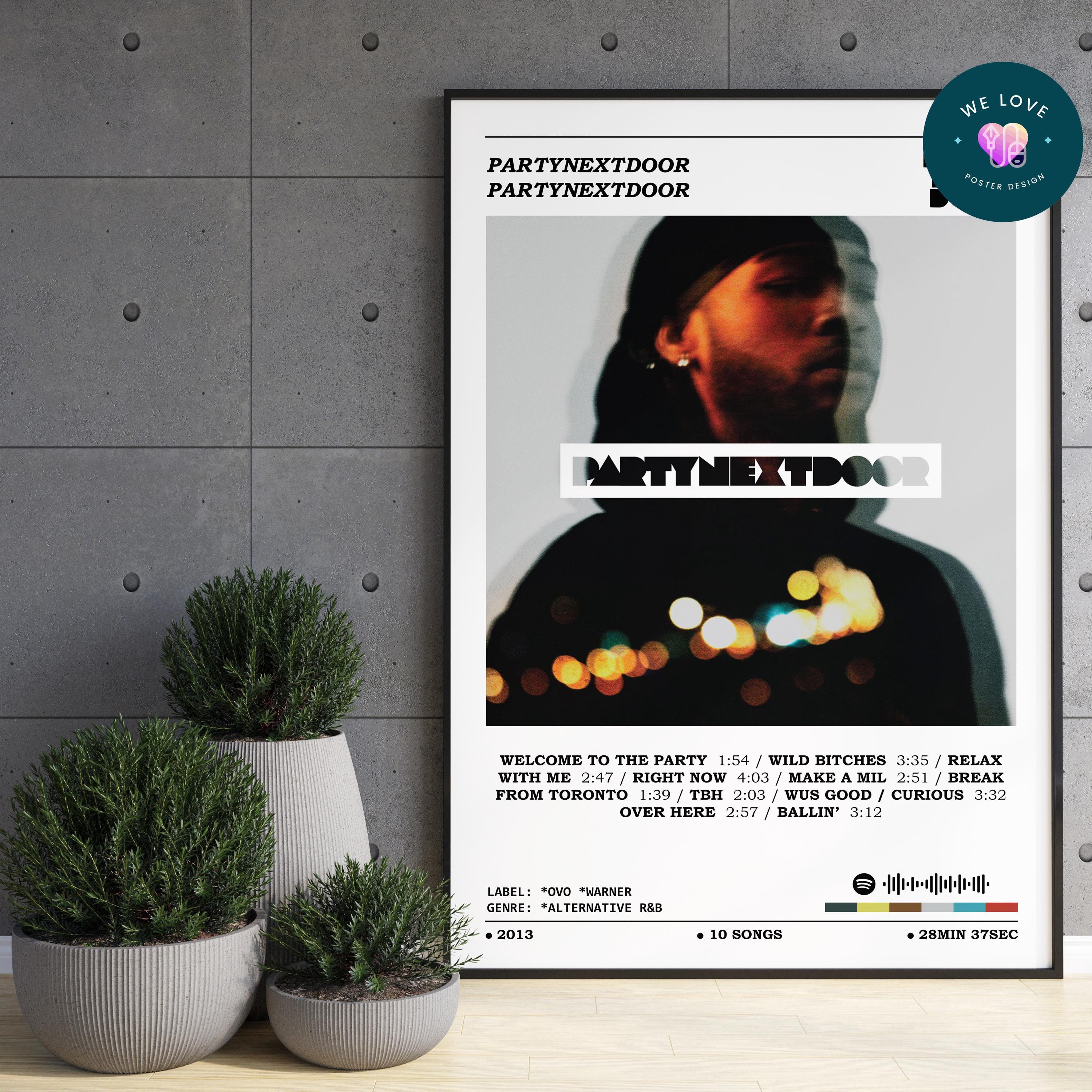 Partynextdoor Poster With Frame - Etsy