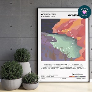 Ocean Alley - Chiaroscuro Album Poster / Ocean Alley Poster / Album Cover Poster / Album Print / Musik Print / Haus Wand Dekor / Musik Geschenk