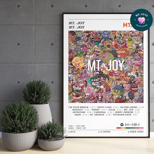 Mt. Joy - Mt. Joy Album Poster / Mt. Joy Poster / Album Cover Poster / Album Print / Music Print / Home Wall Decor / Music Gift / Gift Idea