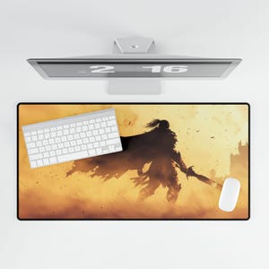 World of Warcraft Art, WoW Fan Art, Fantasy Style Desk Mat, PC Gamer Gift Idea, Home Office Work Space, Gamer Gift Idea, Desk Mat