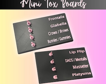 Mini Tox Tray for .3ml syringes | Botox Syringe Holder | Mini Tox Board | Injection Organizer | Aesthetic Injector Tool | DIY Yox Organizer