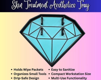 Diamond Tray | Sterile Syringe Holder, Skincare Workstation