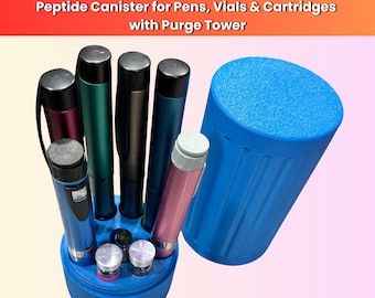 cartridges for glp-1 GLP-1 Injection Pen Organizer: Compact Desktop Storage Tray