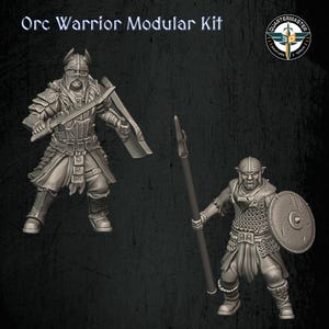 Kit modulaire Orc Warrior (10 modèles) - Quartermaster3D