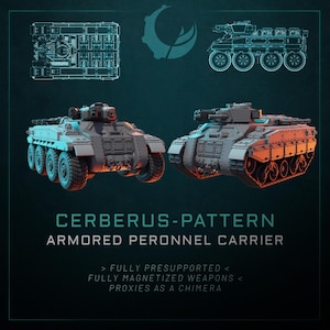 Cerberus-Pattern Armored Personnel Carrier - Sci-fi light troop transport