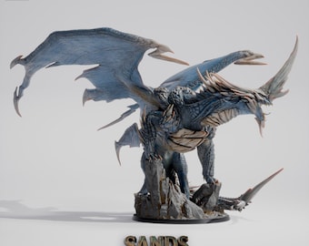 Blue Dragon - Elder - Rescale Miniatures - Resin 3d print