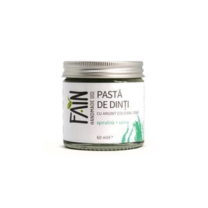 Natürliche Zahnpasta mit ionischem kolloidem Silber, Spirulina und Salbei