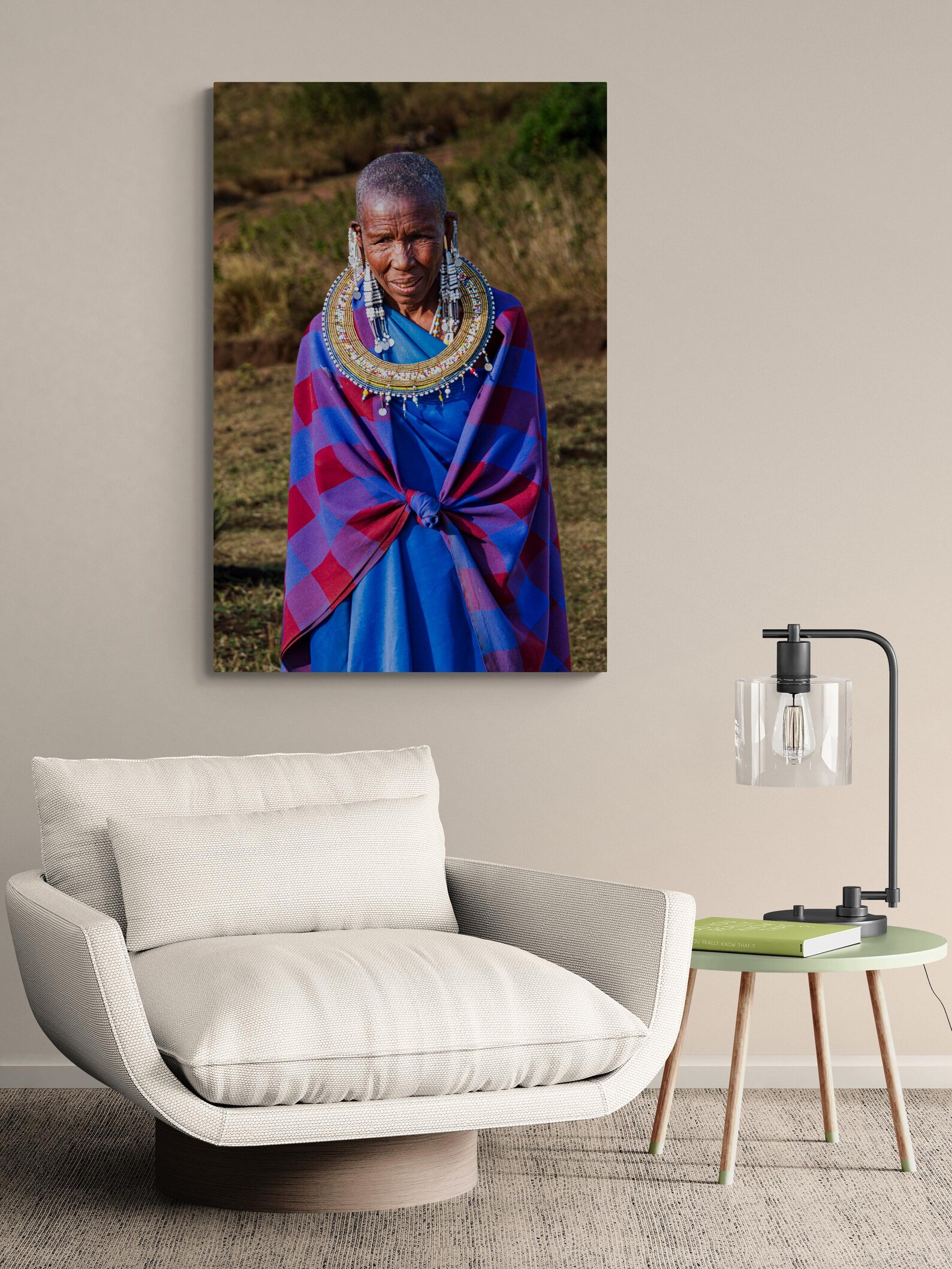 Maasai Traditional Shuka Photo Print, African Wall Art, Large Livingroom Wall Art, African Wall ...