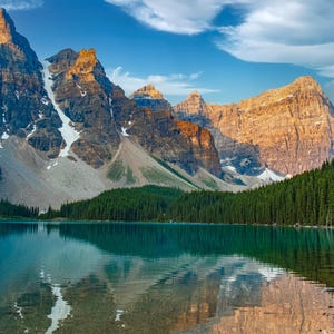 Moraine Lake Canada Rockies Wall Art, Banff National Park Canada, Large Livingroom Wall Art, Canadian Rockies Photo Print