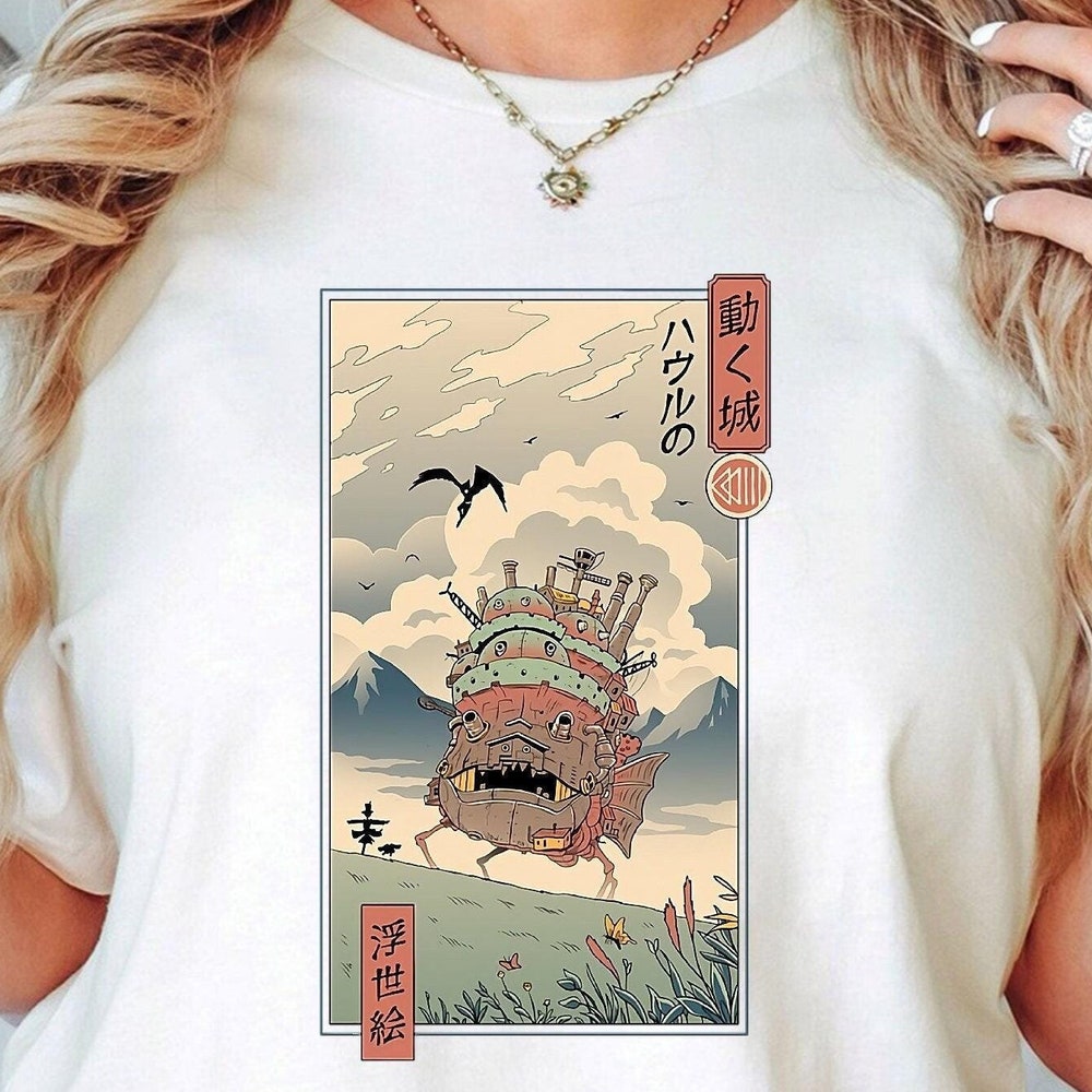 Howl'S Moving Castle Shirt, Howl And Sophie T-Shirt, Studio Ghibli Tees, Anime Lover Gifts, Hayao Miyazaki, Totoro Shirt, Howl Moving Castle Tztshirt 2025 Topic