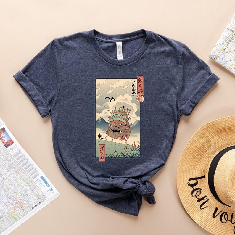 Howl's Moving Castle T-Shirt: Studio Ghibli Anime Tee image 3