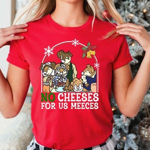 No Cheese For Us Meeces Shirt, The Muppets Christmas Carol Shirt, Kermit and Gonzo, Retro 90s Muppet Christmas Carol, Disney The Muppets Tee