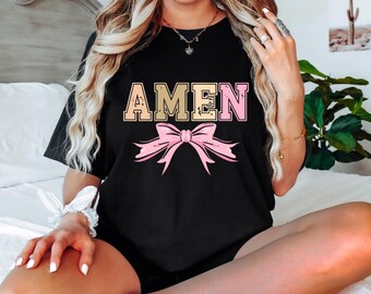 Amen Pastel Easter PNG: Christian Shirt Design (Digital Download)