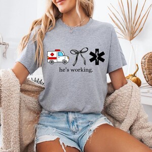 Paramedic Design PNG, Coquette Bow, EMT, Ambulance (Digital Download)