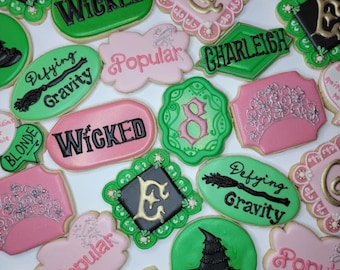 Wicked birthday cookies