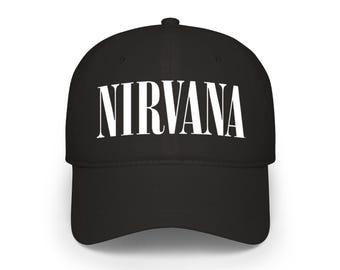 Nirvana Logo Baseball Cap | Low Profile Rock Band Hat