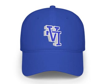 Upside Down 3D LA Logo Low Profile Baseball Cap, Cotton Twill | Inverted