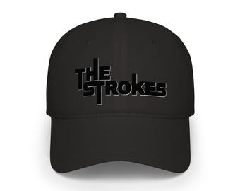 Strokes Low Profile Baseball Cap | Minimal Brushstroke Logo