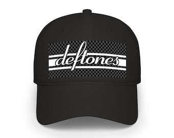 Deftones Logo Low Profile Baseball Cap | Band Hat