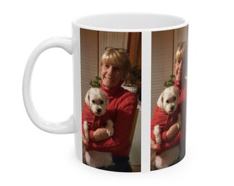 Custom Photo Ceramic Coffee Mug, Personalized Picture Gift