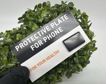 Shungite Phone Protection Plate: Karelian Elite Shungit (25/15 MM)