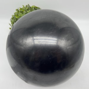 EXSTRA LARGE 20CM Shungite Sphere,Shungite Crystal Sphere,Healing Crystal,Highly Energetic Metaphysical,EMF Protection,Polished Sphere,Elite