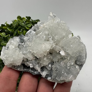 STUNNING Transparent Apophyllite on Chalcedony,natural,collection minerals specimen,India Minerals,Crystal, Stone Minerals Specimens India