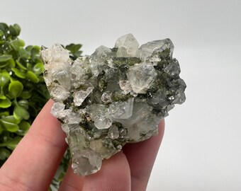Stunning ,Epidote with Quartz from Hakkari Turkey,Rainbow EPIDOTE,Mineral,Collection,Collection’s,GIFT,Epidote Crystal,Epidote from Turkey,