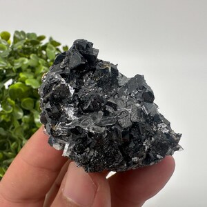Wonderful Black Sphalerite from Borieva mine,Madan,BulgariaNatural,collection mineral specimen,home decor stone,cluster,Sphalerite crystal