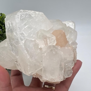 STUNNING Transparent Apophyllite,Stilbite Chalcedony,natural,collection minerals specimen,India Minerals,Crystal,Stone Minerals Specimens