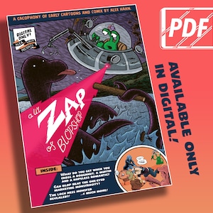 EXCLUSIVE DIGITAL COMIC Anthology – A Li&#39;l Zap of BlopShop! (Pdf collection of Alex Hahn&#39;s early comics)