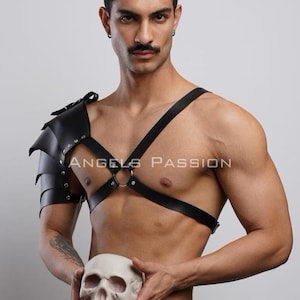Chest Harness Bulldog Harness Bulldog Men Harness, Brutal Chest Harness, Leather Chest Harness, Vegan Leather Men&#39;s Harness