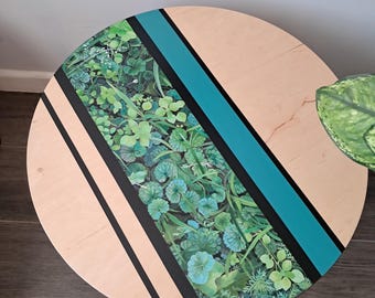 Original, hand painted coffee table Bellatrix, painted furniture, artistic