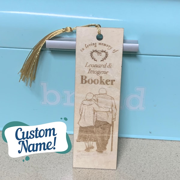 Marcapáginas funerario, regalo conmemorativo para amantes de los libros, regalo conmemorativo personalizado para madres, regalo de duelo, regalo con nombre personalizado, marcapáginas de la Biblia, regalo para abuelas.