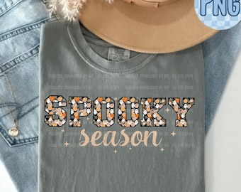 Spooky Season PNG: Halloween Pumpkin Design (Digital Download)